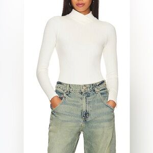 Free People Bodysuit Intimately XYZ Recycled Turtleneck